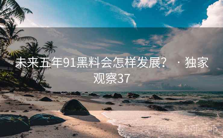 未来五年91黑料会怎样发展？ · 独家观察37